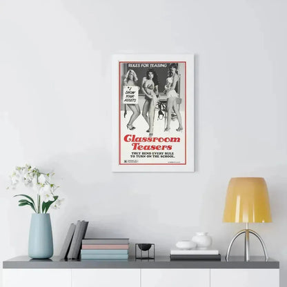 CLASSROOM TEASERS 1976 - Framed Movie Poster - The Sticker Space