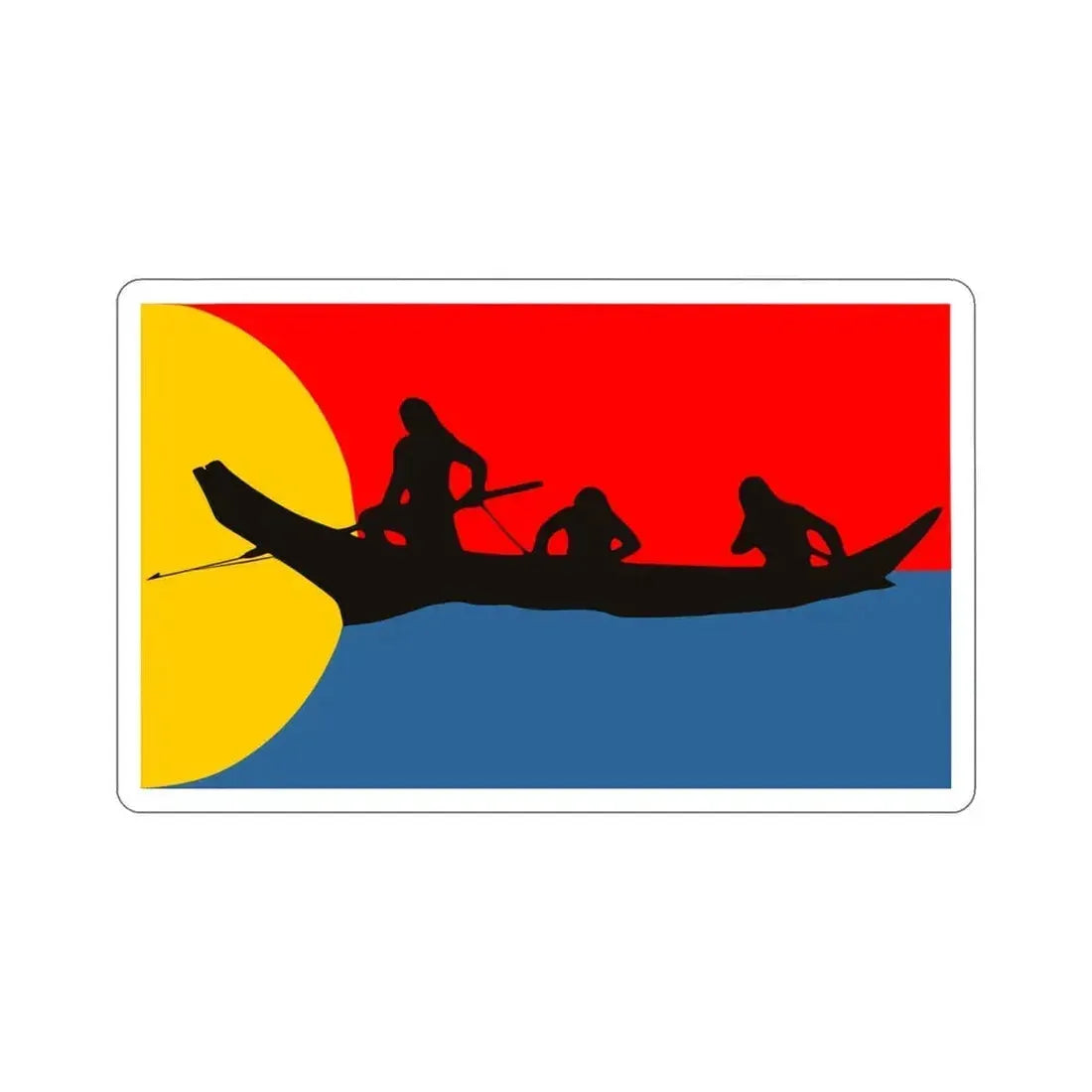 Clatsop Fribe of Oregon and Washington Flag STICKER Vinyl Die-Cut Decal 5 Inch - The Sticker Space