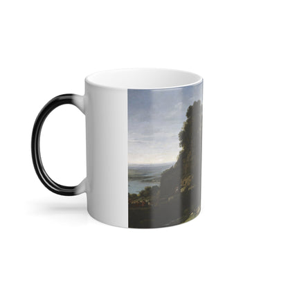 Claude Lorrain (c1604-1682) The Sermon on the Mount - Oil on Canvas c1656 - Color Changing Mug 11oz-11oz-The Sticker Space