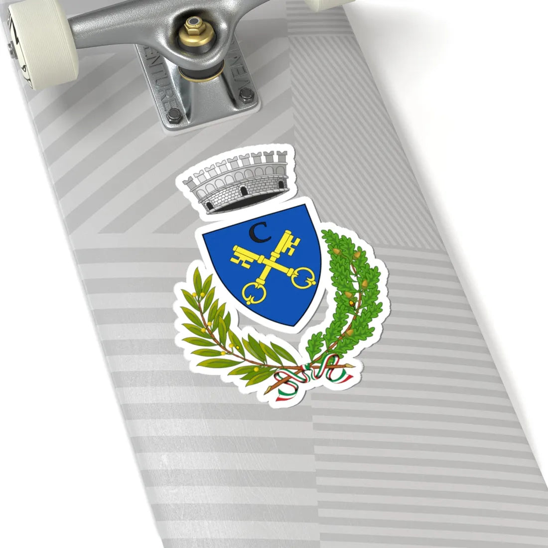 Clavesana-Stemma (Italy) (Coat of Arms) STICKER Vinyl Kiss-Cut Decal - The Sticker Space