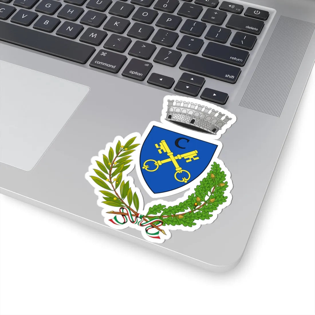 Clavesana-Stemma (Italy) (Coat of Arms) STICKER Vinyl Kiss-Cut Decal - The Sticker Space
