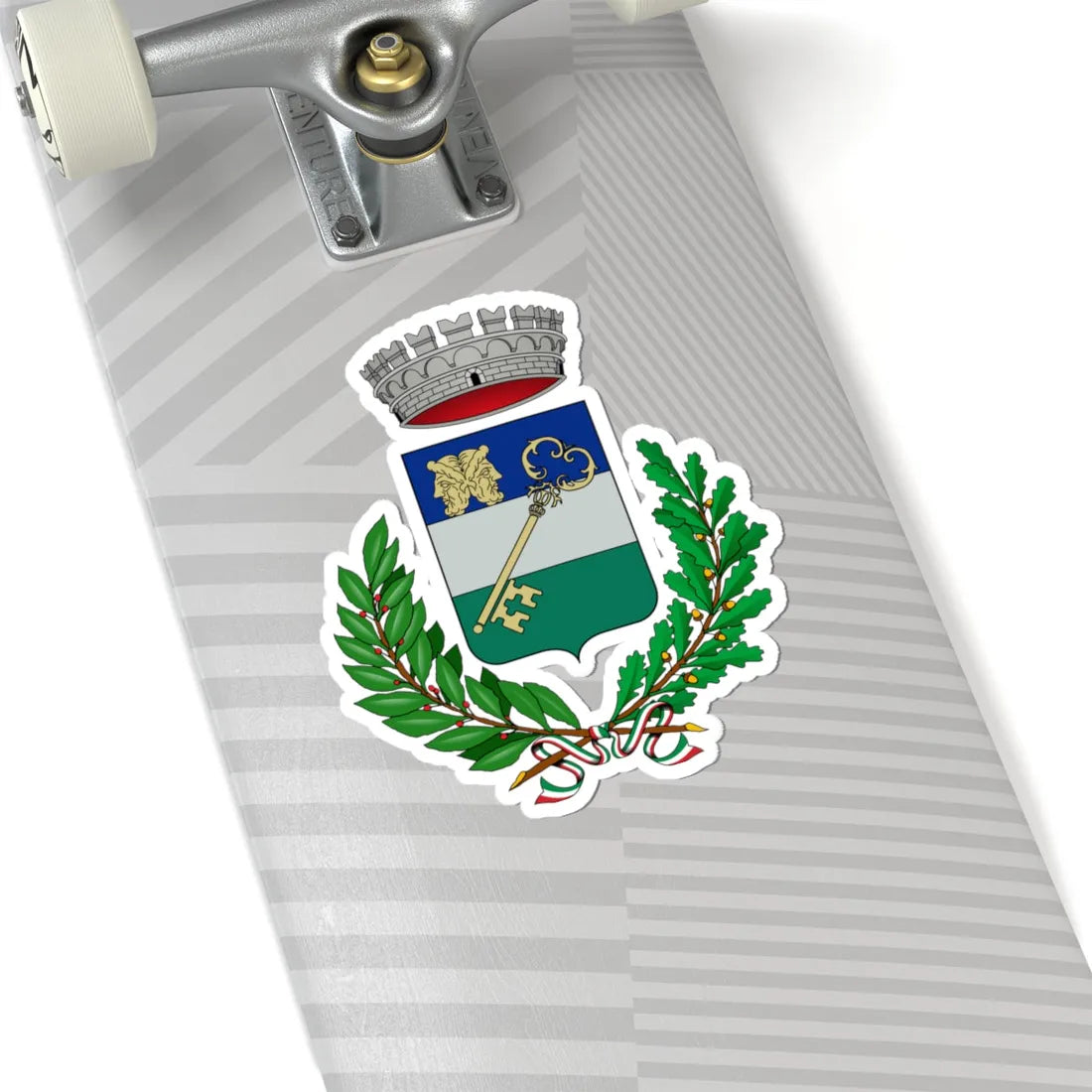 Claviere-Stemma (Italy) (Coat of Arms) STICKER Vinyl Kiss-Cut Decal - The Sticker Space