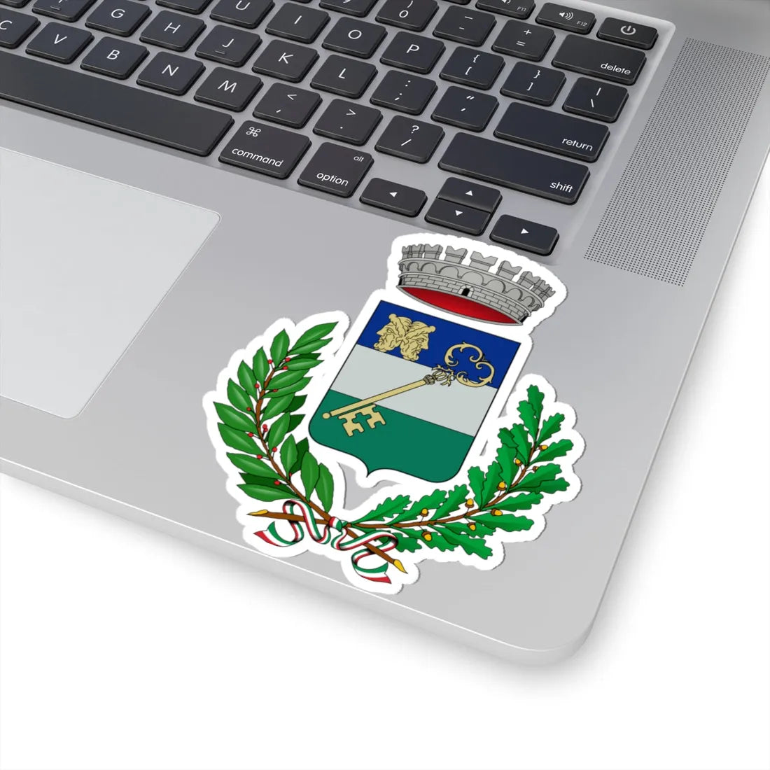 Claviere-Stemma (Italy) (Coat of Arms) STICKER Vinyl Kiss-Cut Decal - The Sticker Space