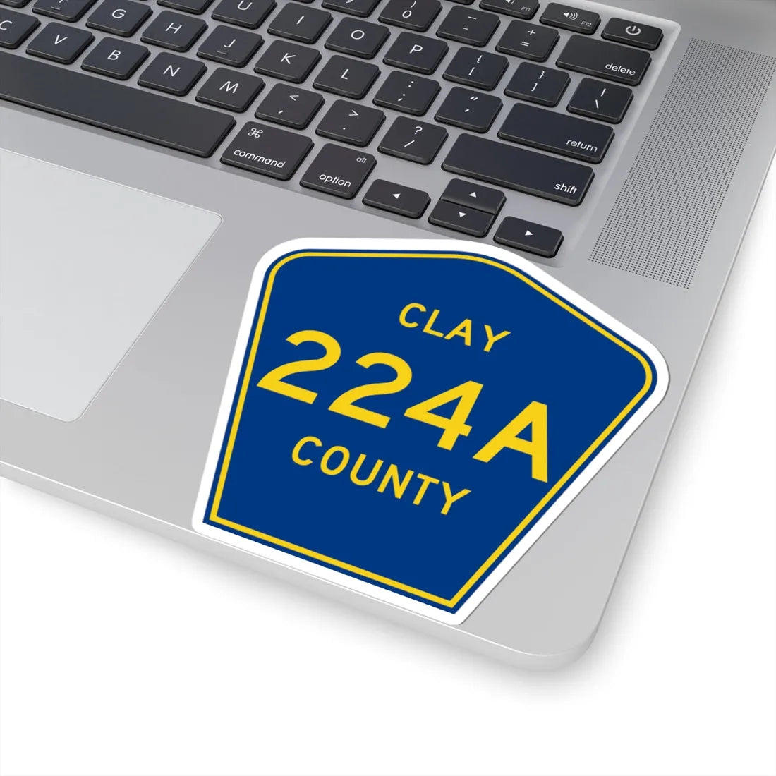 Clay County 224A (Florida) (Road Sign) STICKER Vinyl Kiss-Cut Decal - The Sticker Space