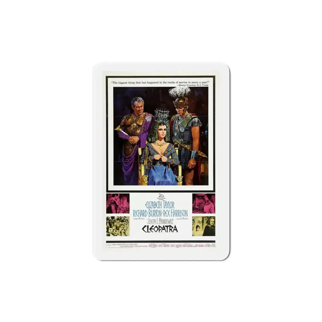 Cleopatra 1963 Movie Poster Refrigerator Magnet - The Sticker Space