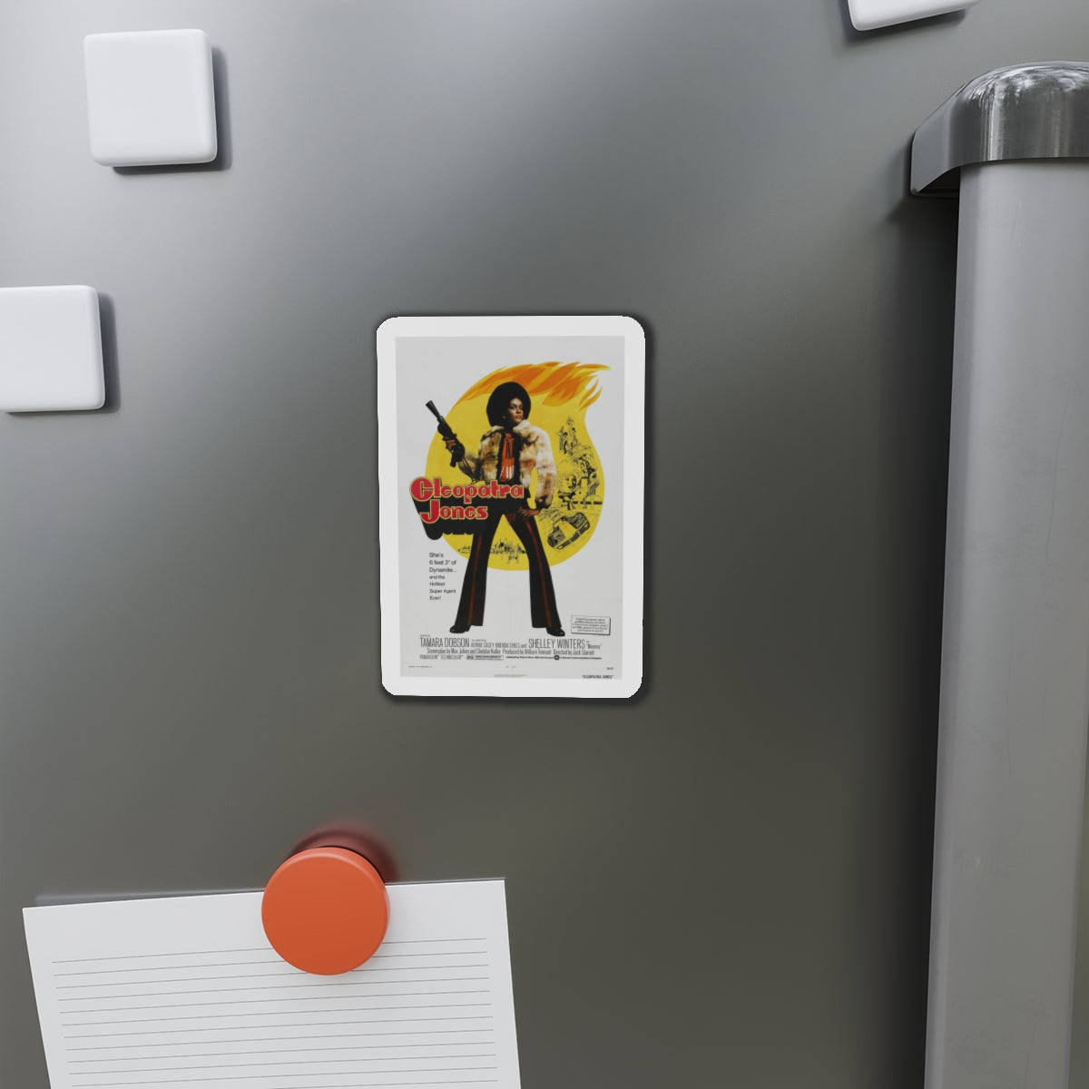 CLEOPATRA JONES 1973 Movie Poster - Die-Cut Magnet-The Sticker Space