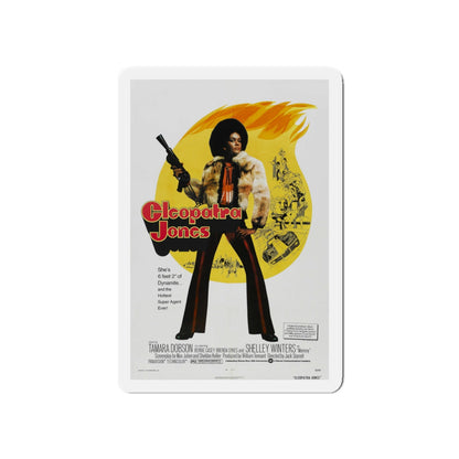 CLEOPATRA JONES 1973 Movie Poster - Die-Cut Magnet-5" x 5"-The Sticker Space