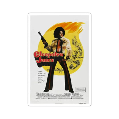 CLEOPATRA JONES 1973 Movie Poster - STICKER Vinyl Kiss-Cut Decal 2 Inch White - The Sticker Space
