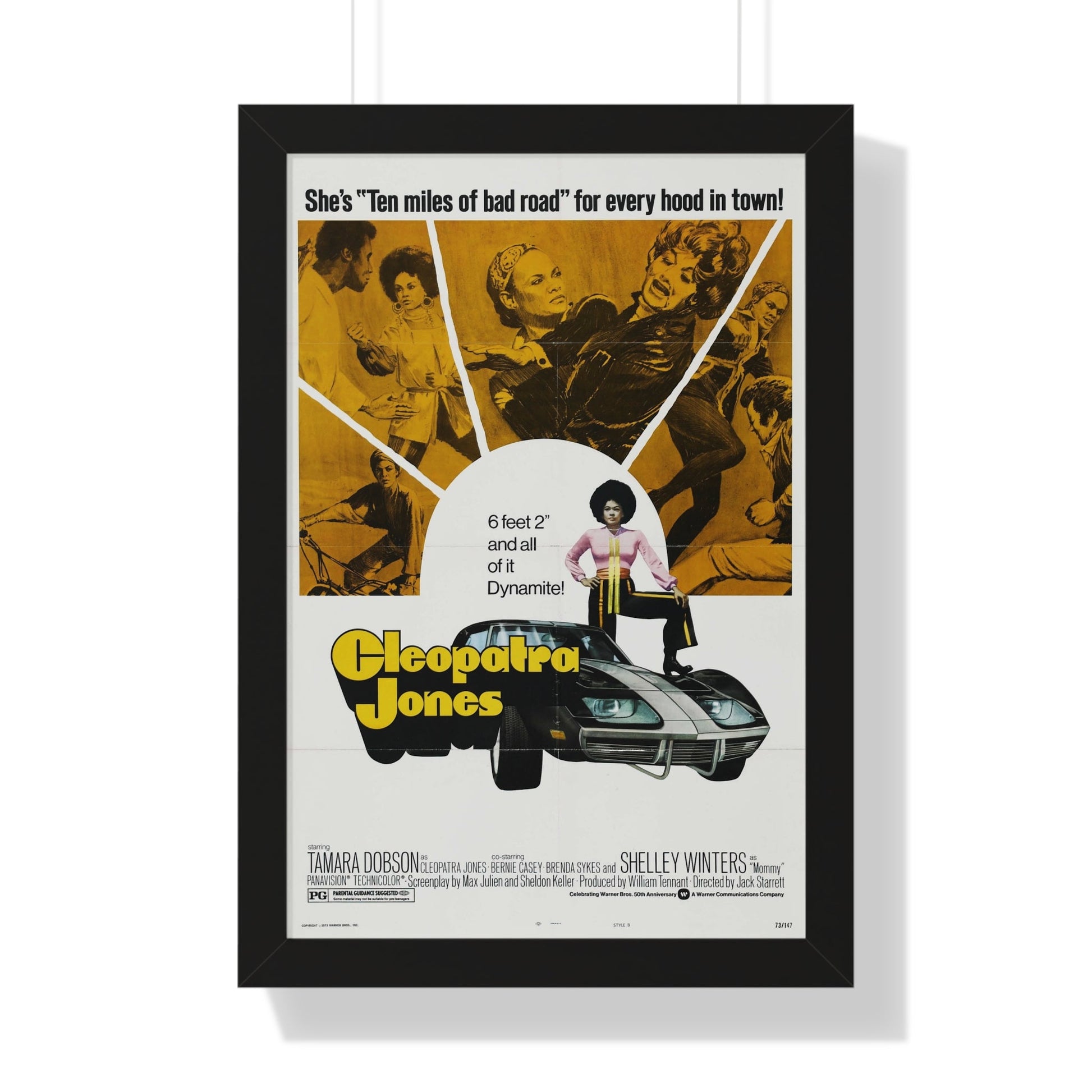 CLEOPATRA JONES (2) 1973 - Framed Movie Poster-16″ x 24″-The Sticker Space