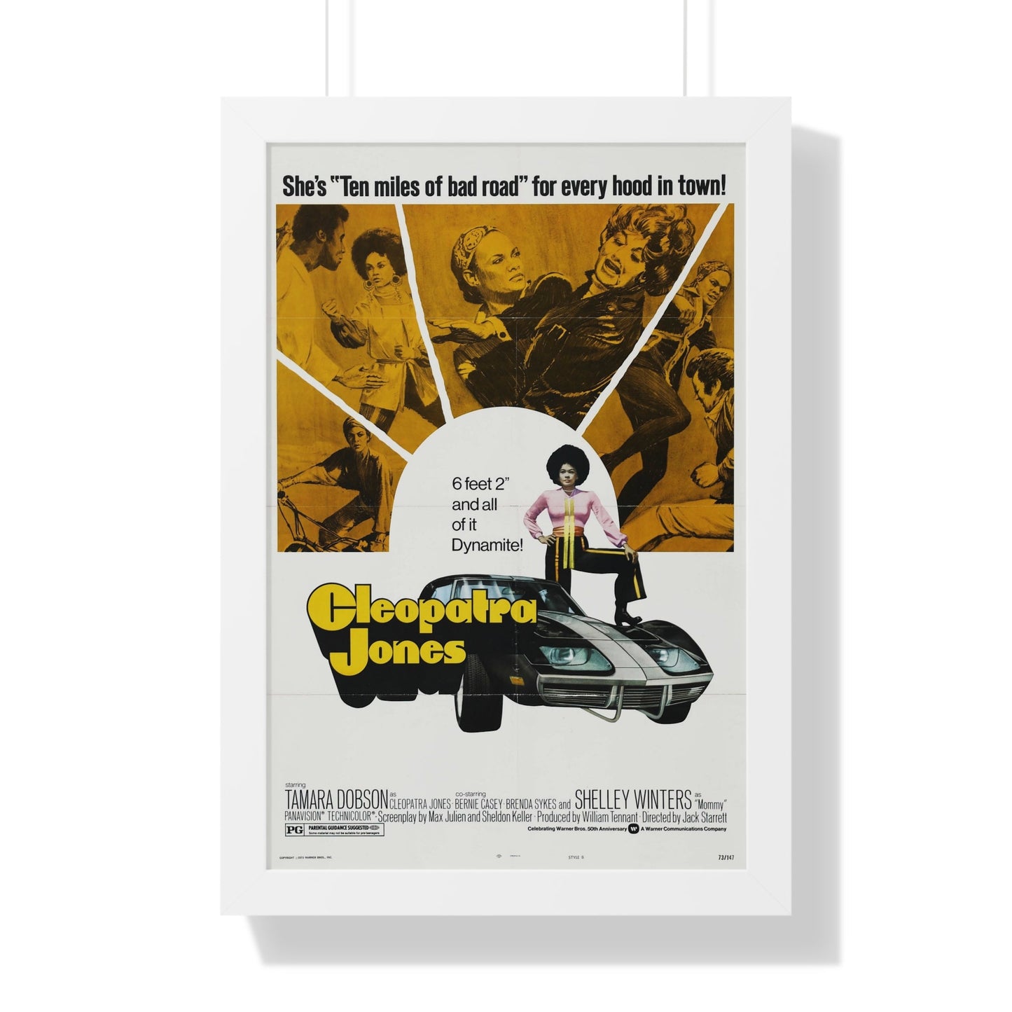 CLEOPATRA JONES (2) 1973 - Framed Movie Poster-16″ x 24″-The Sticker Space