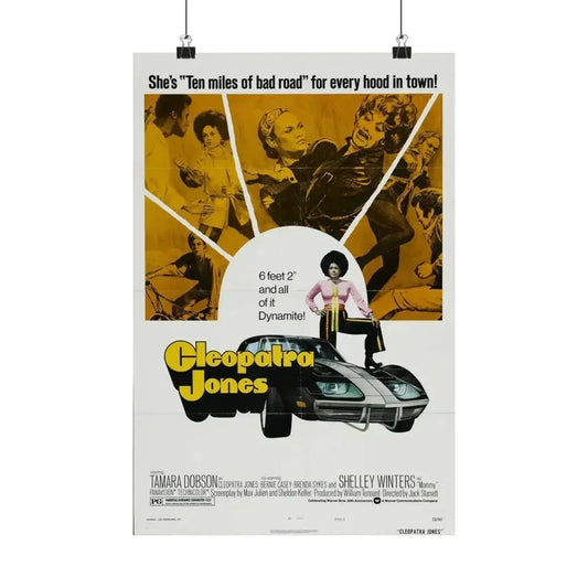 CLEOPATRA JONES (2) 1973 - Paper Movie Poster 12″ x 18″ Matte - The Sticker Space