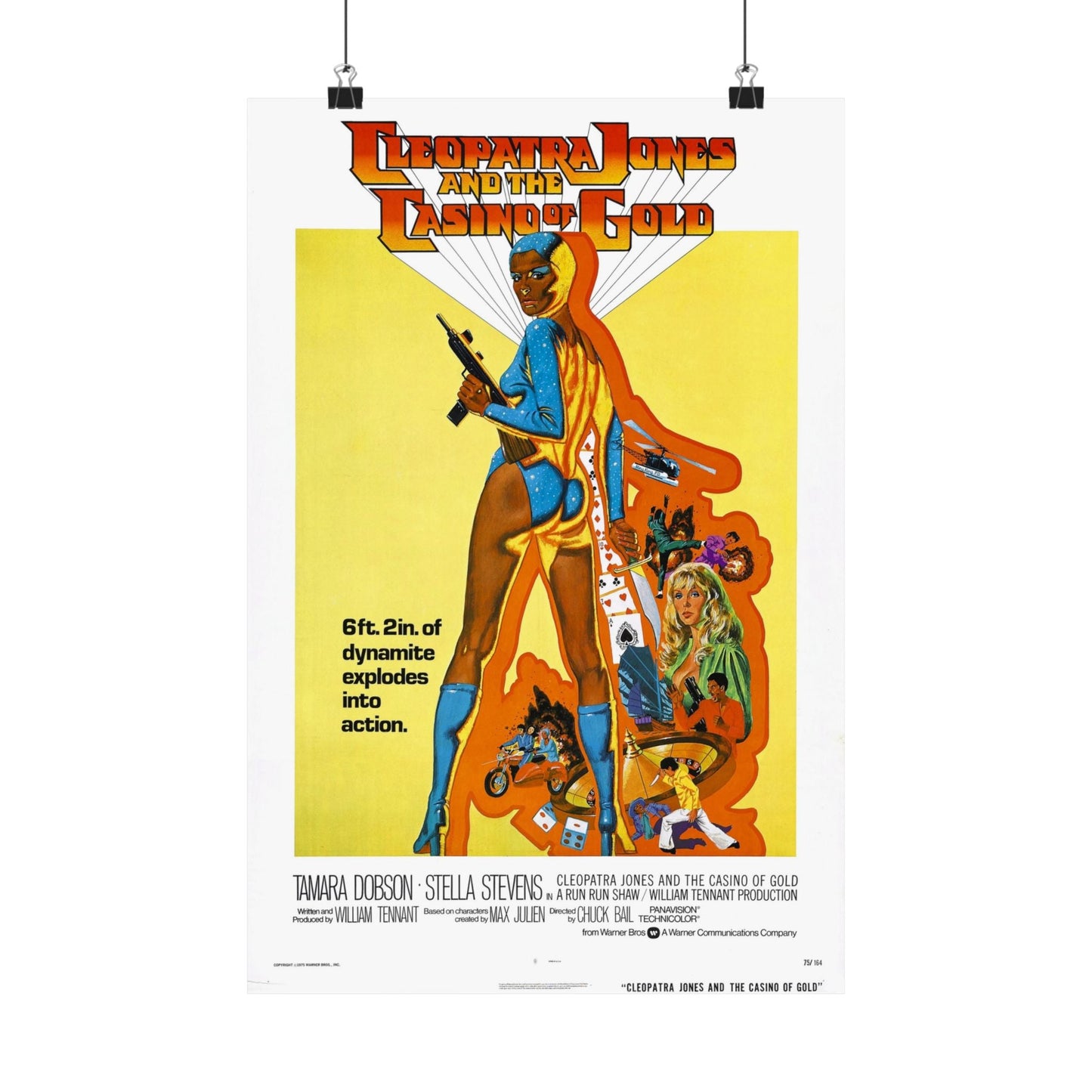 CLEOPATRA JONES AND THE CASINO OF GOLD 1975 - Paper Movie Poster-12″ x 18″-The Sticker Space