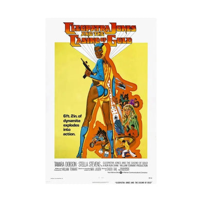 CLEOPATRA JONES AND THE CASINO OF GOLD 1975 - Paper Movie Poster - The Sticker Space