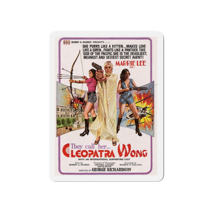 CLEOPATRA WONG 1978 Movie Poster - Die-Cut Magnet-5" x 5"-The Sticker Space