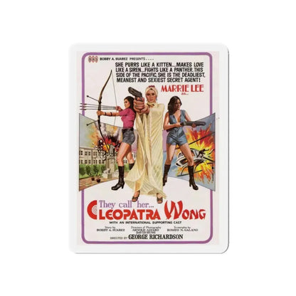 CLEOPATRA WONG 1978 Movie Poster - Refrigerator Magnet 5 Inch - The Sticker Space