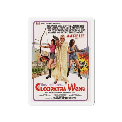 CLEOPATRA WONG 1978 Movie Poster - Refrigerator Magnet - The Sticker Space