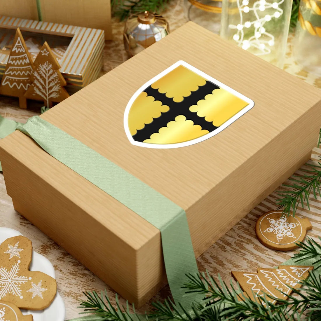 Clermont Thiminster-Clermont wapen (Belgium) (Coat of Arms) STICKER Vinyl Kiss-Cut Decal - The Sticker Space