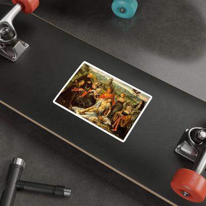 CLEVE, Joos van - Altarpiece of the Lamentation (central) (Artwork) STICKER Vinyl Die-Cut Decal-The Sticker Space