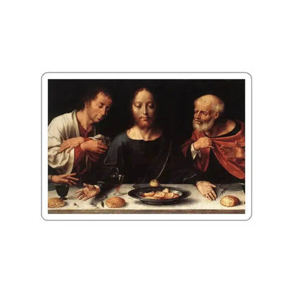 CLEVE, Joos van - Altarpiece of the Lamentation (detail) (Artwork) STICKER Vinyl Die-Cut Decal White Die-Cut 2 Inch - The Sticker Space