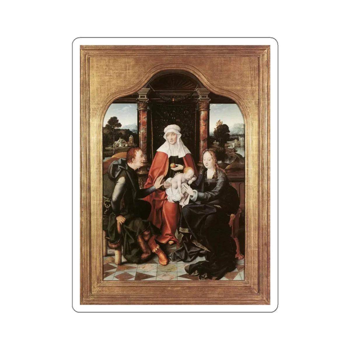 SKU:24733080244745814345 Sticker types:White Shape:Die-Cut Sizes:6" × 6"