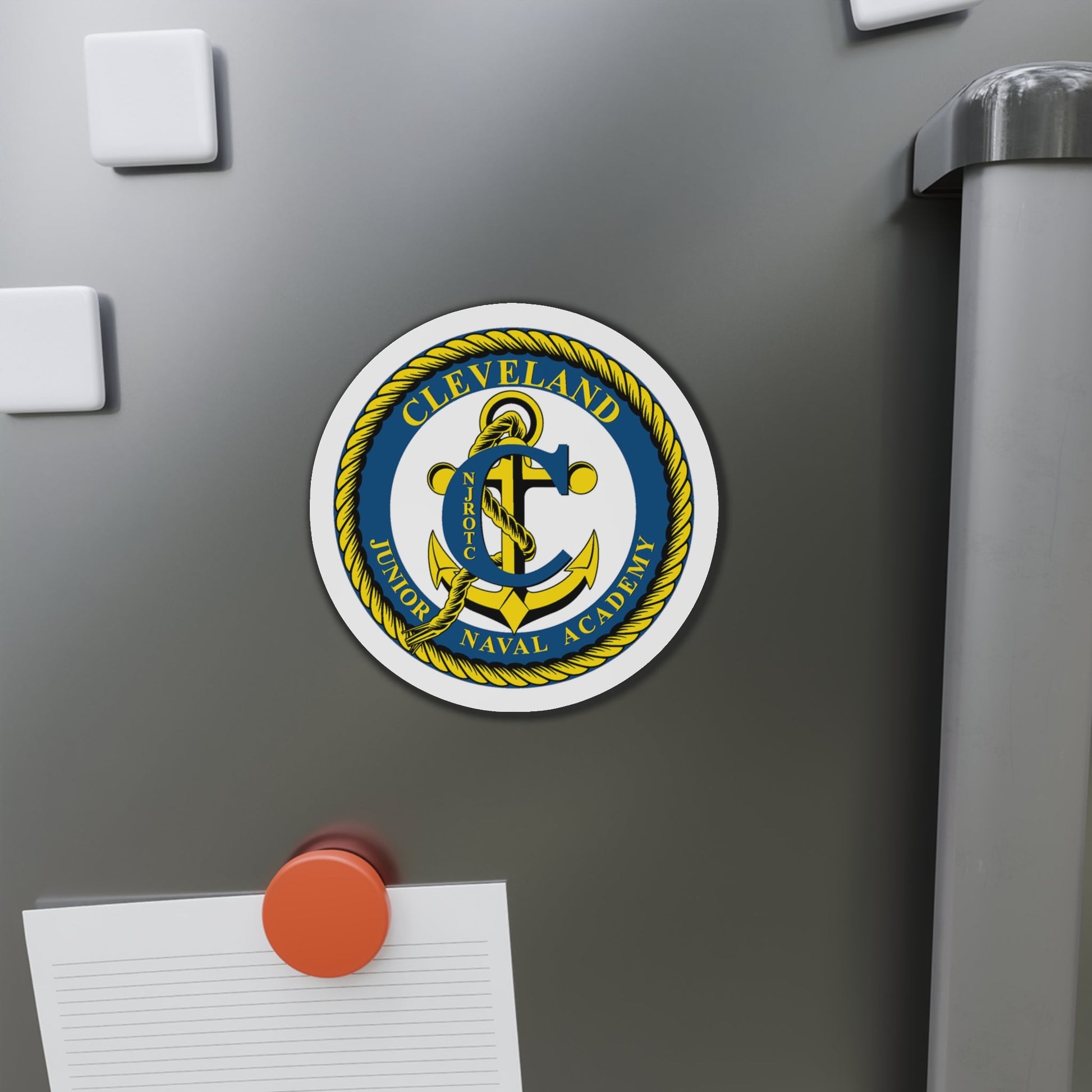 Cleveland Junior Naval Academy (U.S. Navy) Die-Cut Magnet-The Sticker Space