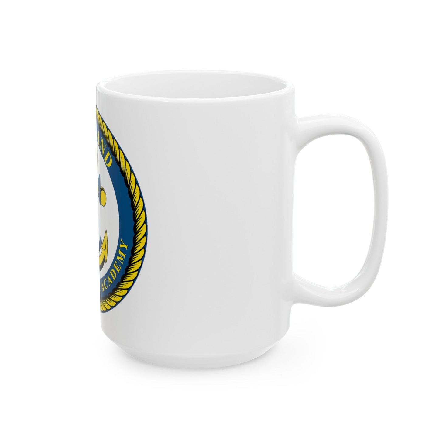 Cleveland Junior Naval Academy (U.S. Navy) White Coffee Mug-The Sticker Space