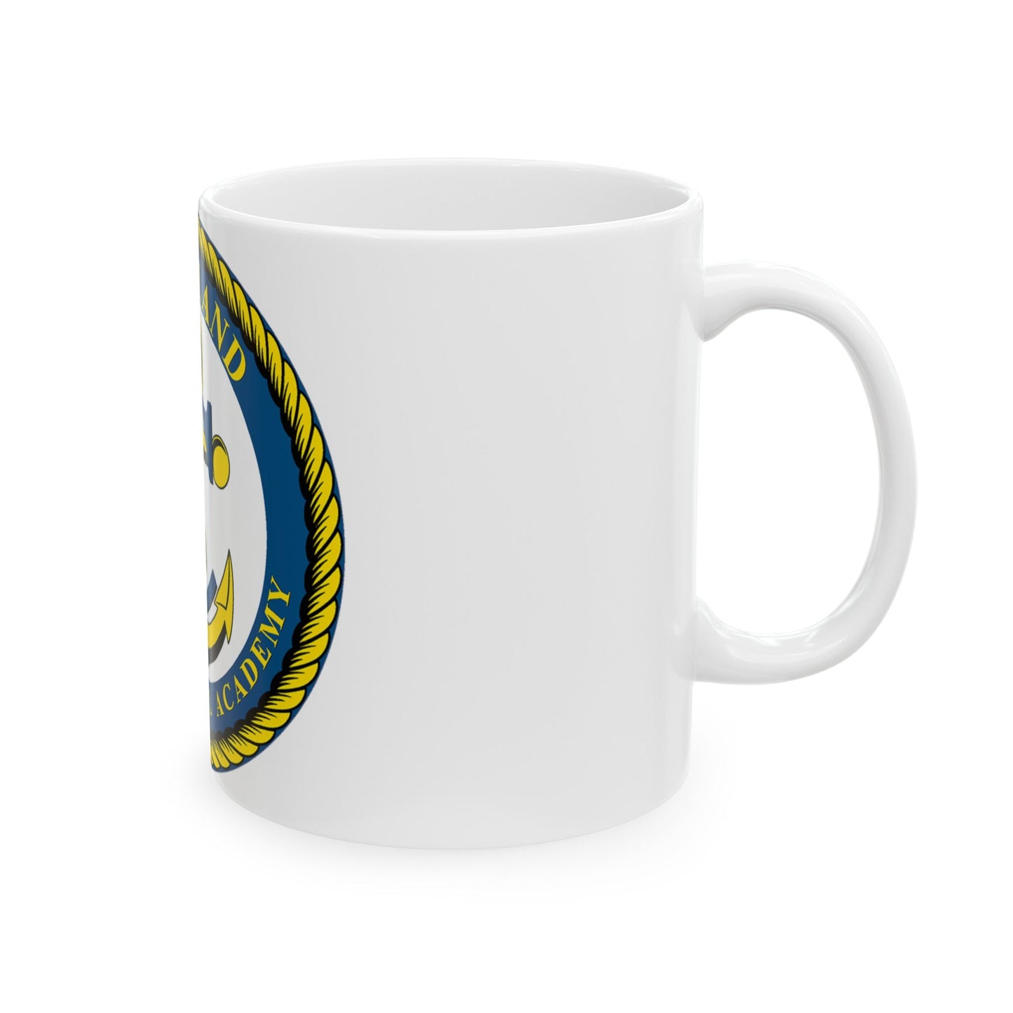 Cleveland Junior Naval Academy (U.S. Navy) White Coffee Mug-The Sticker Space