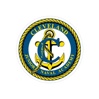 Cleveland Junior Naval Academy (U.S. Navy) Transparent STICKER Die-Cut Vinyl Decal - The Sticker Space