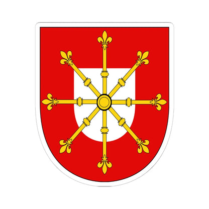 Cleves Arms (Denmark) (Coat of Arms) STICKER Vinyl Kiss-Cut Decal 6 Inch White - The Sticker Space