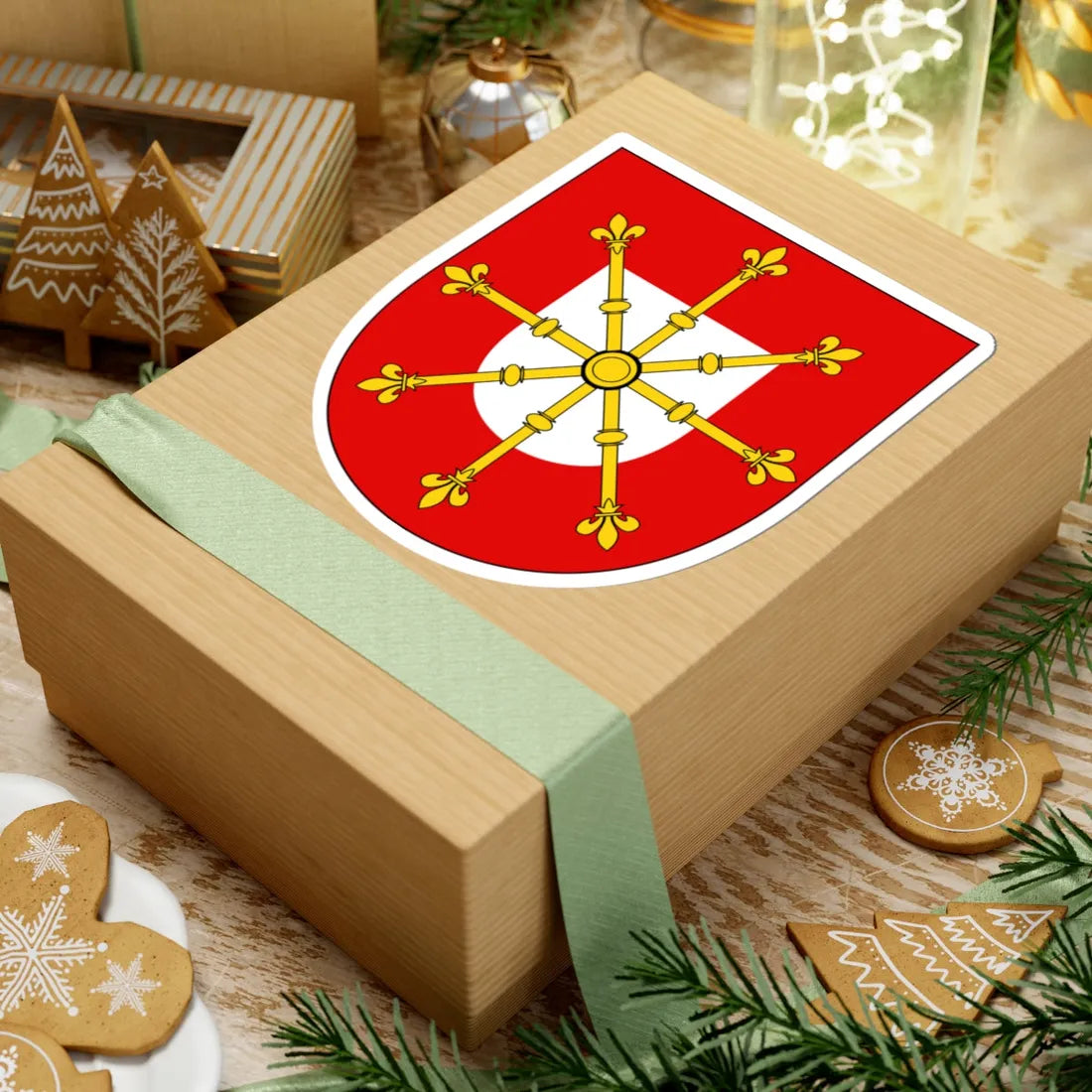 Cleves Arms (Denmark) (Coat of Arms) STICKER Vinyl Kiss-Cut Decal - The Sticker Space