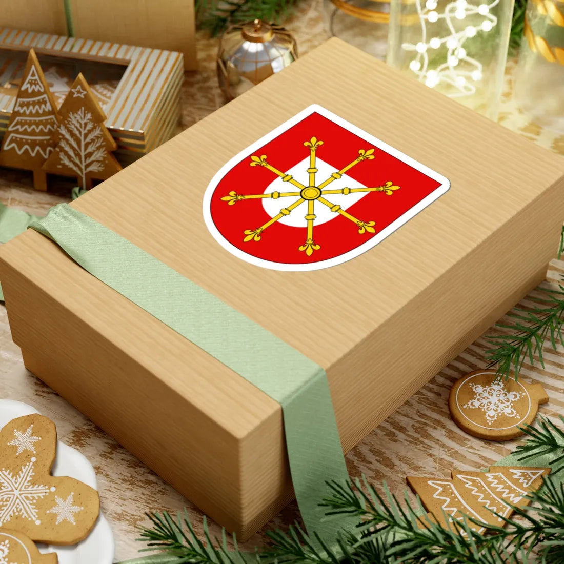 Cleves Arms (Denmark) (Coat of Arms) STICKER Vinyl Kiss-Cut Decal - The Sticker Space