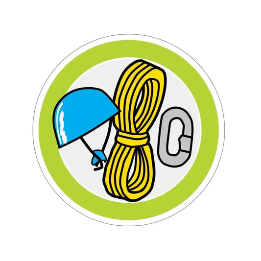 Climbing (Boy Scouts Merit Badge) STICKER Vinyl Die-Cut Decal 6 Inch - The Sticker Space