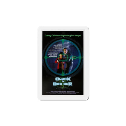 Cloak & Dagger 1984 Movie Poster Refrigerator Magnet 6 Inch - The Sticker Space