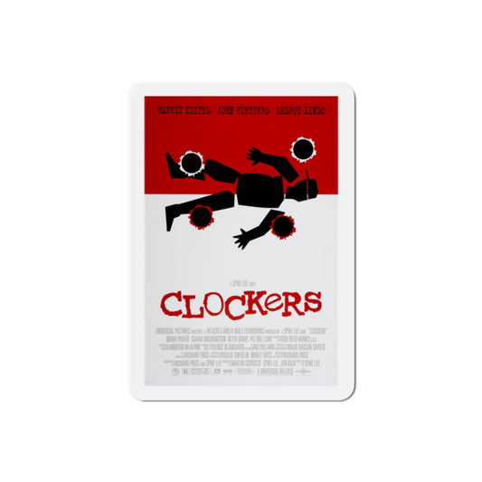 Clockers 1995 Movie Poster Die-Cut Magnet-2" x 2"-The Sticker Space