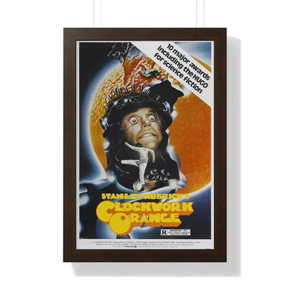 CLOCKWORK ORANGE (2) 1971 - Framed Movie Poster 16″ x 24″ Walnut - The Sticker Space