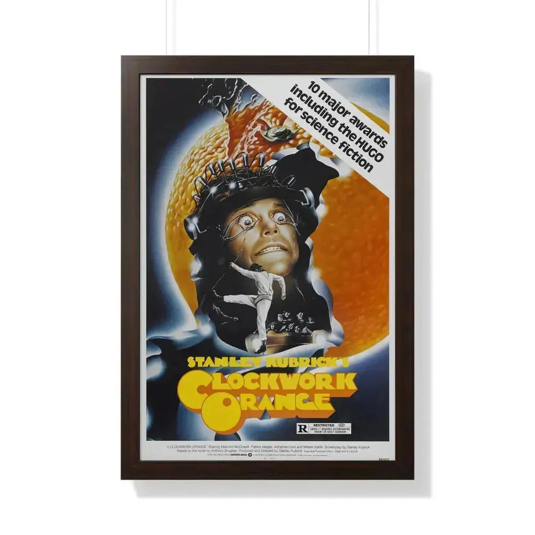 CLOCKWORK ORANGE (2) 1971 - Framed Movie Poster 20" x 30" Walnut - The Sticker Space
