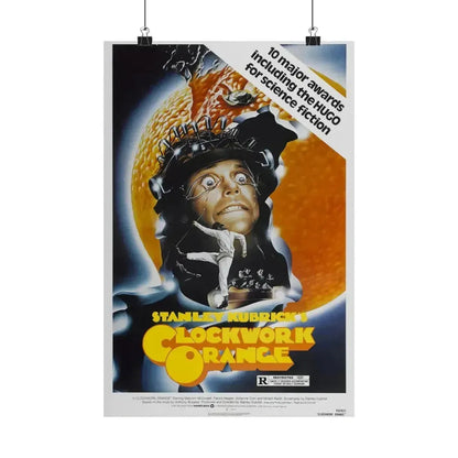 CLOCKWORK ORANGE (2) 1971 - Paper Movie Poster 12″ x 18″ Matte - The Sticker Space