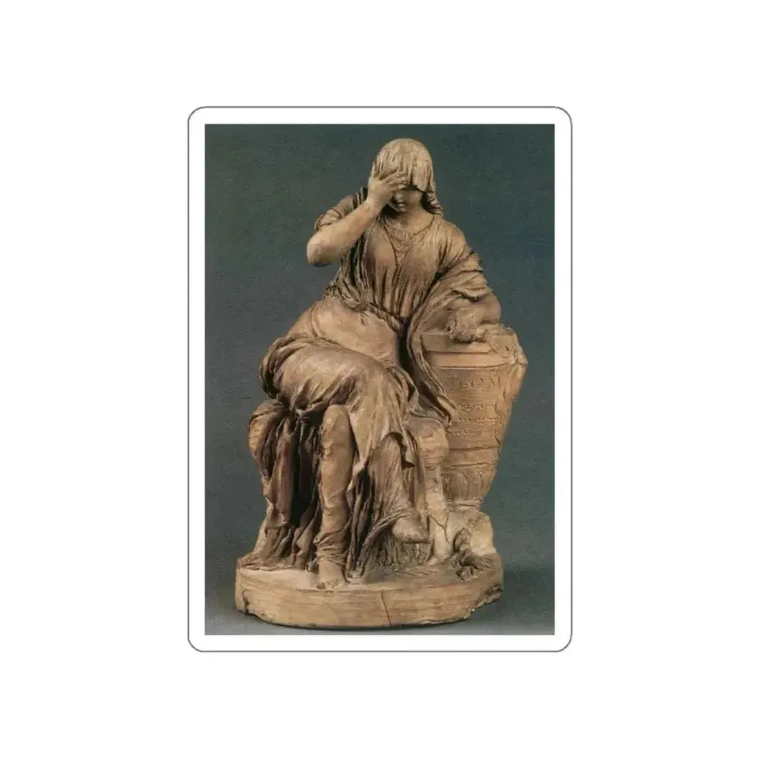 CLODION - Mourner (Artwork) STICKER Vinyl Die-Cut Decal - The Sticker Space