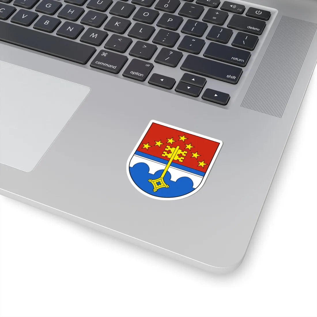 ClosDuDoubs-blazon (Switzerland) (Coat of Arms) STICKER Vinyl Kiss-Cut Decal - The Sticker Space
