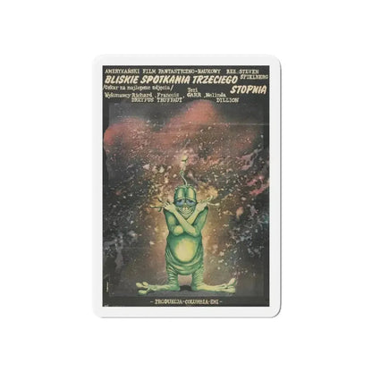 CLOSE ENCOUNTERS OF THE THIRD KIND (polish) 1977 Movie Poster - Refrigerator Magnet - The Sticker Space