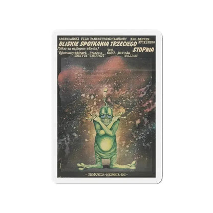 CLOSE ENCOUNTERS OF THE THIRD KIND (polish) 1977 Movie Poster - Refrigerator Magnet - The Sticker Space