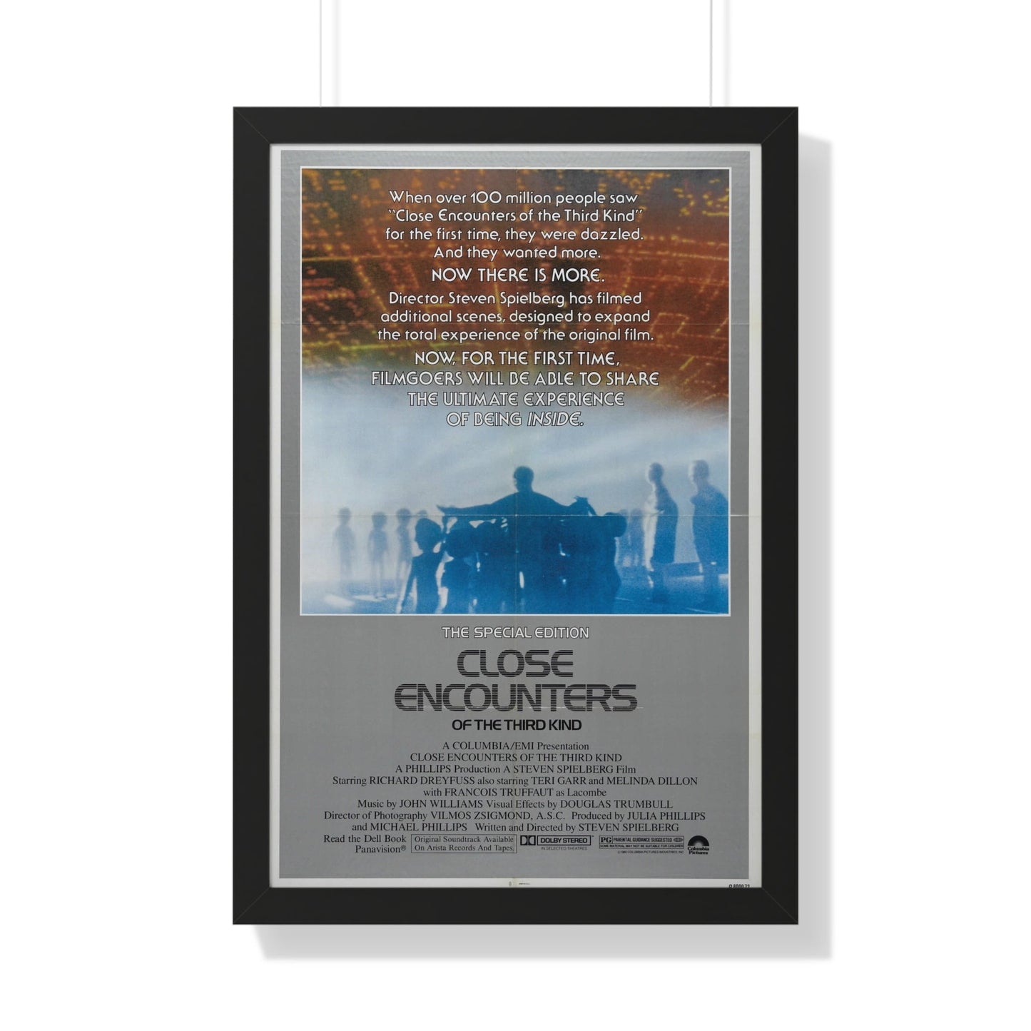 CLOSE ENCOUNTERS OF THE THIRD KIND (SPECIAL EDITION) 1977 - Framed Movie Poster-20" x 30"-The Sticker Space