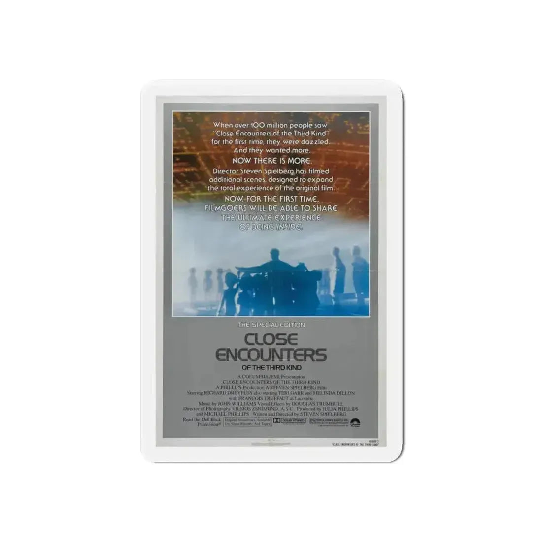 CLOSE ENCOUNTERS OF THE THIRD KIND (SPECIAL EDITION) 1977 Movie Poster - Refrigerator Magnet - The Sticker Space