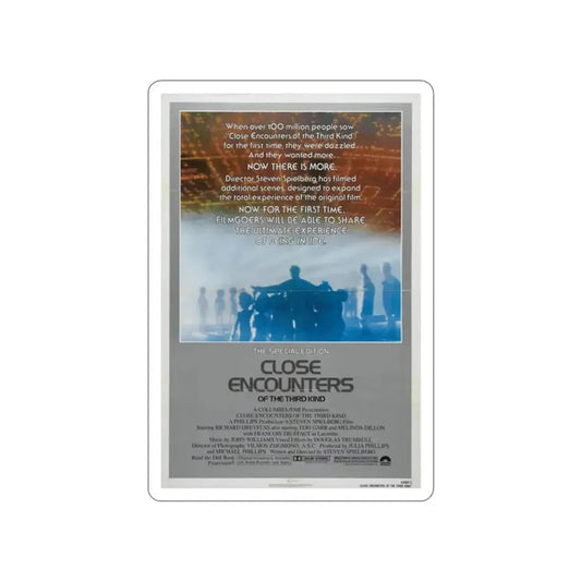 CLOSE ENCOUNTERS OF THE THIRD KIND (SPECIAL EDITION) 1977 Movie Poster STICKER Vinyl Die-Cut Decal 2 Inch - The Sticker Space