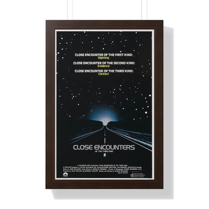 CLOSE ENCOUNTERS OF THE THIRD KIND (teaser) 1977 - Framed Movie Poster-16″ x 24″-The Sticker Space