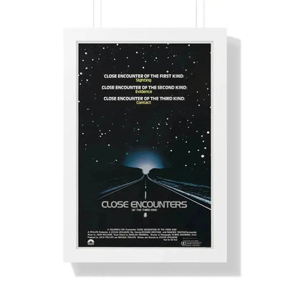 CLOSE ENCOUNTERS OF THE THIRD KIND (teaser) 1977 - Framed Movie Poster - The Sticker Space