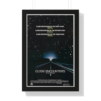 CLOSE ENCOUNTERS OF THE THIRD KIND (teaser) 1977 - Framed Movie Poster - The Sticker Space