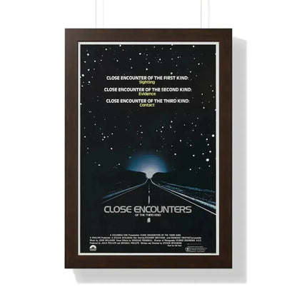 CLOSE ENCOUNTERS OF THE THIRD KIND (teaser) 1977 - Framed Movie Poster - The Sticker Space