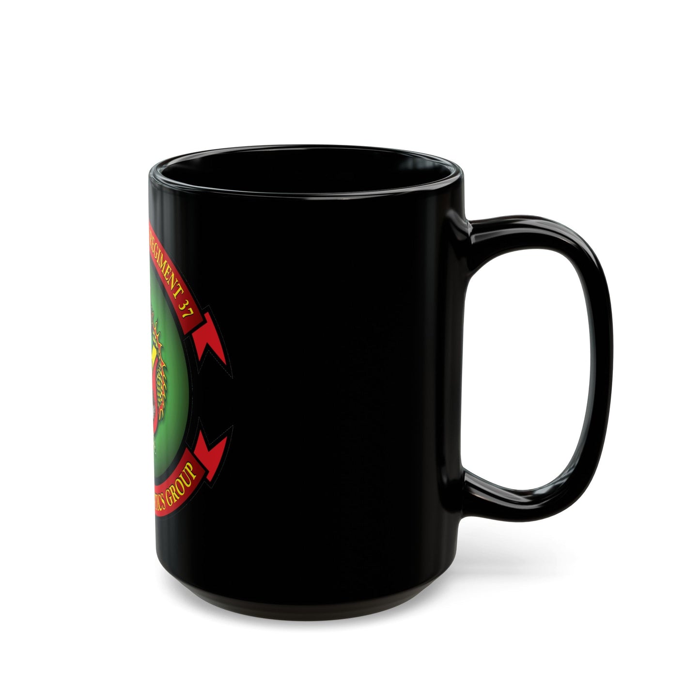 CLR 37 (USMC) Black Coffee Mug-The Sticker Space