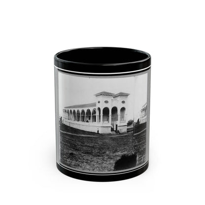 Club House Race Course, Where Federal Officers Were Confined, Charleston, S.C., April 1865 (U.S. Civil War) Black Coffee Mug